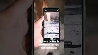 Pixel 6a 4k 60fps Test! Will it Overheat? #shorts