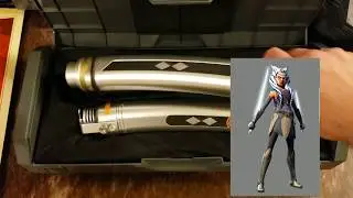 Star Wars Galaxy's Edge Legacy lightsaber Ahsoka Tano Unboxing/Review