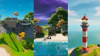 Fortnite Visit Fancy View, Rainbow Rentals and Locki&acute;s Lighthouse