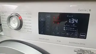 Bosch Serie 6 - Cottons 60° Speed (Full Cycle)