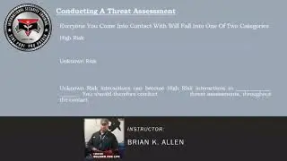 Conducting Threat Assessments | Personal Interactions | Physical Security | Bodyguard Course | 328
