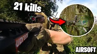 21 Kills In One Game Of Airsoft | Airsoft Gameplay 2023