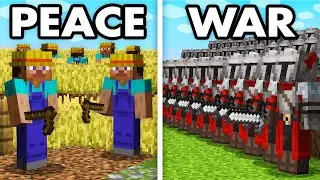 100 Players Simulated Civilization In Minecraft...