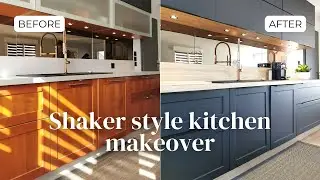 Shaker Style Kitchen & Worktop Makeover with Adhesive Films