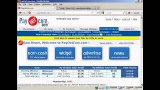 How To Register For A Paydotcom Account And Find Products To Promote