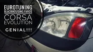 EUROTUNING BLACKHOUSING EN FAROS CHEVROLET CORSA EVOLUTION