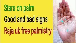 Stars on palm Good and bad signs Raja uk free palmistry 