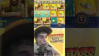 BIG BASS SECRET OF THE GOLDEN LAKE RECORD WIN 🔥🤑 ! CRAZYDOMME HIGHLIGHTS #slots #casino #bigwin