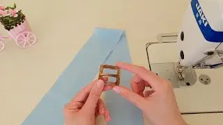 طريقة صنع حزام روعة💥للفساتين والمعطف بطريقة سهلة