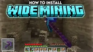 How To Get Wide Mining Mod Working in Minecraft 26.1.2