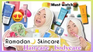 My Ramadan🌙 Skincare routine ✨‼️sharing my favourite Skincare, body care & Haircare | Amazon Haul‼️