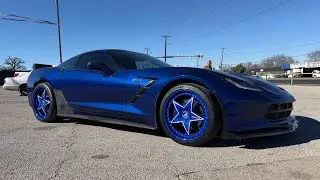 TRUE BLUE 🔥2017 C7 ( Corvette) ￼#shorts #shortvideo 