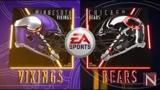 Minnesota Vikings vs Chicago Bears Madden 19 Full Game Simulation Nation