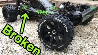 Rc car OBR 30.5cc Engine broke my Transmission. (Fixed)