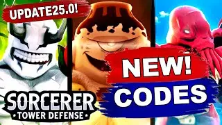 *NEW* ALL WORKING SORCERER TOWER DEFENSE UPDATE 25.0 CODES