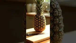 Pineapple cutting ASMR | Satisfying Fruit Slice Sounds 🍍🔪😍