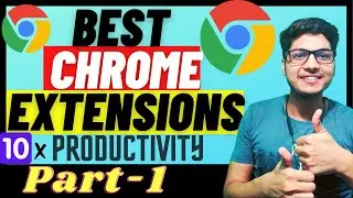 BEST CHROME EXTENSIONS FOR PRODUCTIVITY 🎁🎁  | Chrome Extensions For Students | Productivity Ideas