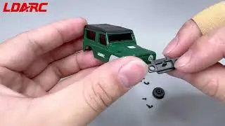 LDARC R01 racing car  mini rc car  , Remove and install tutorial the body shell