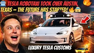 🚨🤖 Tesla Robotaxi Took Over Austin, Texas &mdash; The Future Has Started! 🔥🚖