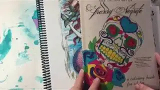 The Tattoo Art of Freddy Negrete Coloring Book Flip Through