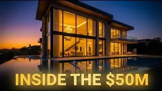 Modern Luxury Mansion Tour | Stunning Interior Design & Golden Hour Views 🌅