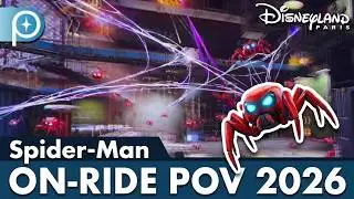 🎢  Spider-Man W.E.B. Adventuren POV On-Ride | Disneyland Paris 2026 🕸️