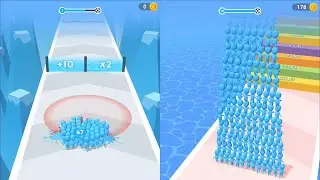 Count Masters: Crowd Runner 3D Forward vs Reverse Gameplay | MOBILE GAMING 