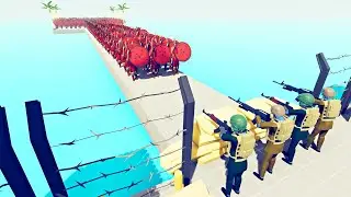 Army vs 100 Units - Totally Accurate Battle Simulator TABS