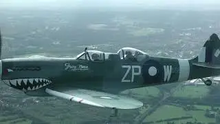 Two Seat Spitfire flight and chase plane - FlyaSpitfire.com, Biggin Hill.
