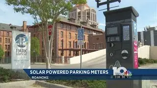 Roanoke debuts new solar powered pay stations for parking