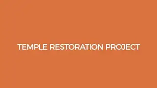Conservation in the 2nd Century Temple of Artemis: Temple Restoration Project
