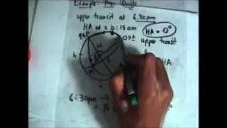Example   Hour Angle