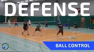 Defense drill | Intensive ball control exercise for out-of-system setting