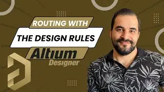 Routing with design rules-Altium Designer