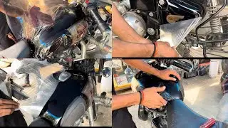 Royal Enfield Classic 350 Smoke Lamination-PPF | Uninstall and Install | Classic 350 Modifications