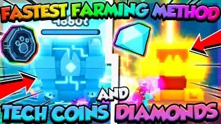 FASTEST *TECH COINS* & *DIAMONDS* FARMING METHOD!! - Pet Simulator X (Roblox)