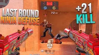 STANDOFF 2 | Full Competitive Match Gameplay - NINJA DEFUSE🥷💥(+21 Kill) | iPad Pro 2020 | 0.33.3