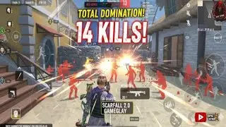 Scarfall gameplay | goa TDM | 14 kills | epic star ✨