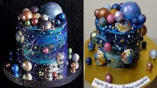 Universe Cake Tutorial | Galaxy Theme Cake | Space Theme Cake