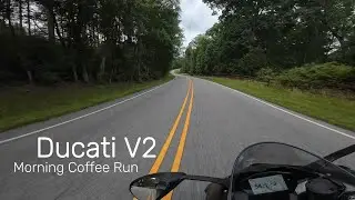 Mayhem on the Back Roads - Ducati V2 Making a Fast Run to Coffee &ndash; Let me Show You