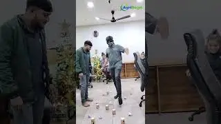 Blindfolded office challenge 😱