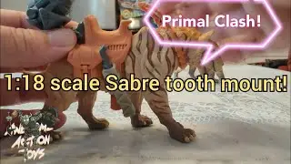 Lanard Primal Clash Sabertooth Tiger 1:18 scale action figure. Another great mount from this line.