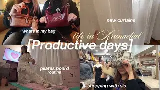 [VLOG]Pilates🩰|whats inMyBag👜|Cafe hopping🍵|new curtain|shopping