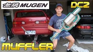 Integra DC2 Gets MUGEN Twin Loop Muffler!