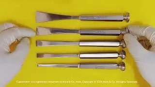 FusionKraft&trade; Stille Osteotome, Straight, 6mm Cutting Wedge, 8