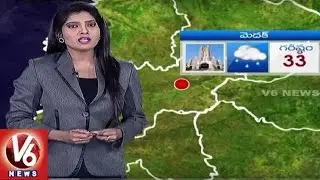 Weather Report || Temperature Levels In Telangana State || V6 News
