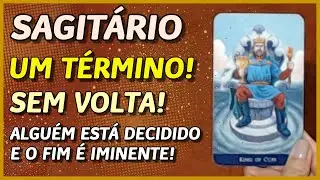 SAGITÁRIO ♐️ // ⚡️UM TÉRMINO SEM VOLTA!⚡️⚖️💍- ALGUÉM DECIDIDO A DAR UM FIM!⚡️✈️