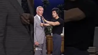 AI Bruce Lee  in The tonight show with Johnnie Carson