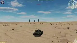 DCS World: Процесс зачистки и захват вертодрома на сервере Contention на танке Т-72 💥
