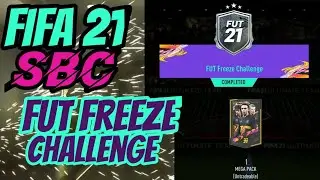 FUT Freeze Challenge SBC / Solutions (no loyalty) + Reward Packs (Fifa 21 Squad Building Challenges)